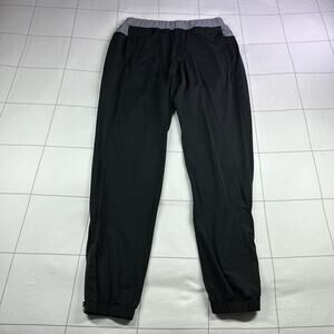 Freeballers by Meripex Pants Men Large Black Gray Athletic Stretch Travel Active